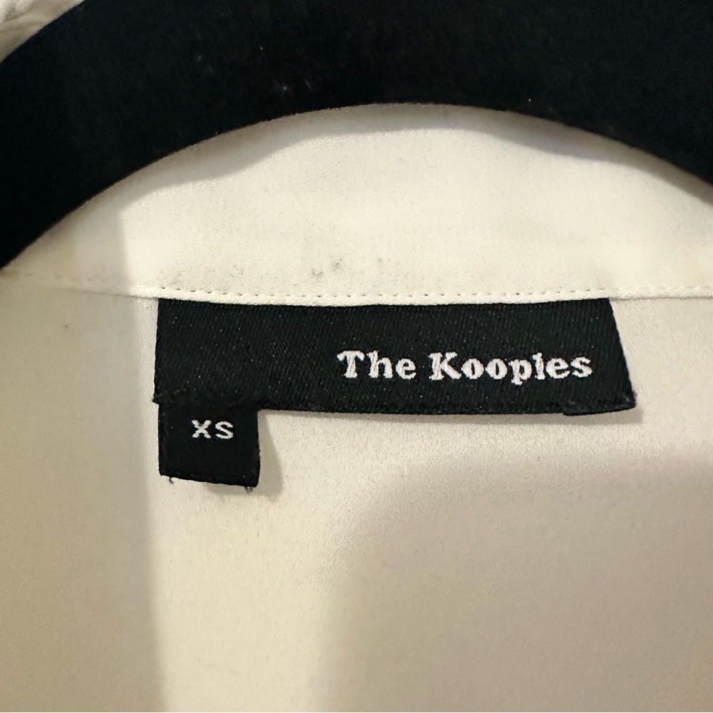 The Kooples Floral Lace Inset Blouse Womens XS Poet Romantic - Picture 2 of 7
